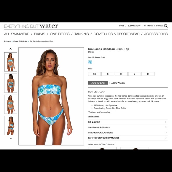 BRAND NEW B. SWIM BIKINI - Picture 5 of 5